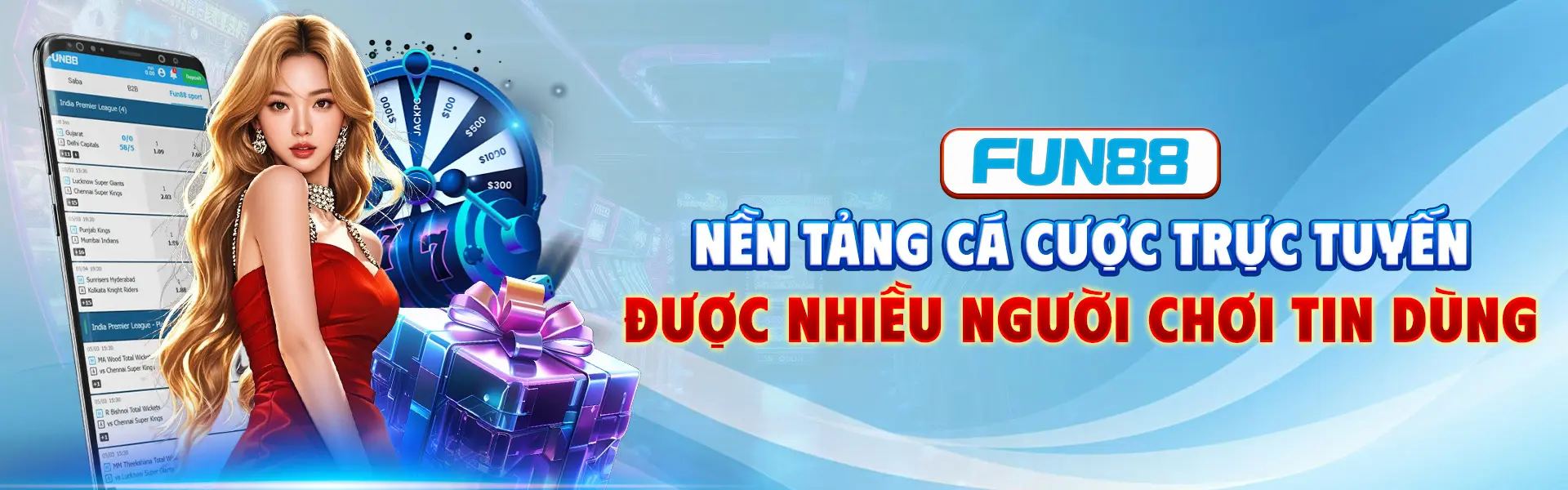 Banner giới thiệu Fun88 bằng tiếng Việt